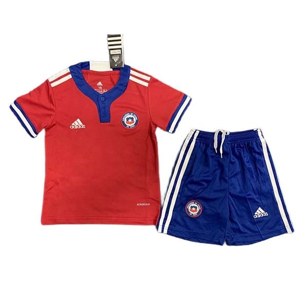 Camiseta Chile 1ª Niño 2022 Rojo